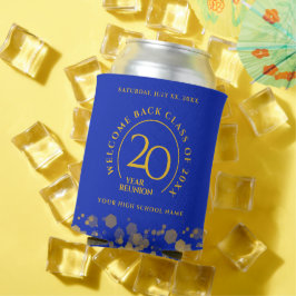 Blue & Gold School Uni Class Wiedersehen Dosenkühler