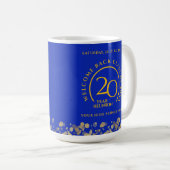 Blue & Gold School Uni Class Wiedersehen Kaffeetasse (VorderseiteRechts)