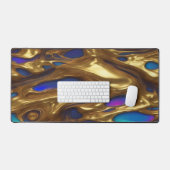 Blue & Gold - Schreibtischunterlage (Tastatur & Maus)