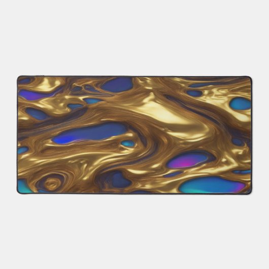 Blue & Gold - Schreibtischunterlage (Vorderseite)