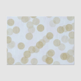 Blue & Gold Shimmer Glitzer Dots Seidenpapier