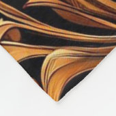 Blue & Gold Sun Fleecedecke (Ecke)