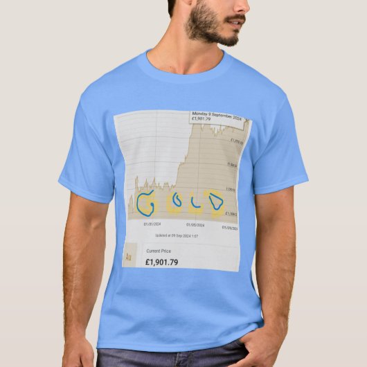 Blue-Gold T-Shirt (Vorderseite)