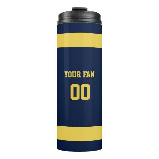 Blue Gold Team Thermosbecher (Vorderseite)