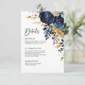 Blue Gold Terracotta Unbekannter Monte Boglia Begleitkarte (Stehend Vorderseite)