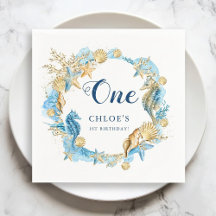 Blue & Gold unter dem Meer Geburtstag