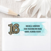Blue Gold Watercolor Sweet 16 (Insitu)