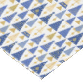 Blue Gold Weihnachtsmuster#25 ID1009 Tischdecke (Schrägansicht)