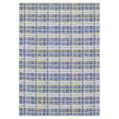 Blue Gold Weihnachtsmuster#2 ID1009 Tischdecke (Vorderseite)