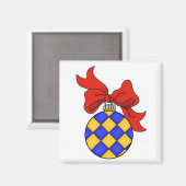 Blue & Gold Weihnachtsschmuck - Magnet (Vorderseite/Rückseite)