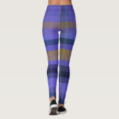 Blue Golden Kariert Leggings (Rückseite)