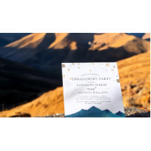 Blue Golden Mountain Engagement Party