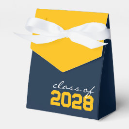Blue & Golden Yellow Abschluss Gefälligboxen Geschenkschachtel