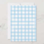 Blue Goldendoodle Dog One Golden Year Birthday Einladung (Rückseite)