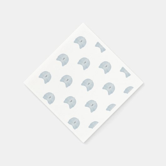 Blue Golf Cap Serviette (Ecke)