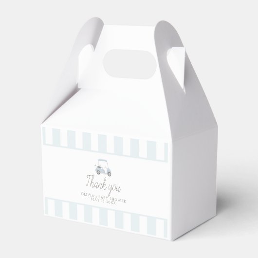 Blue Golf Car Gefälligbox Geschenkschachtel (Vorderseite)