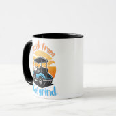 Blue Golf Cart BFTG Kaffee Tasse (Vorderseite Links)