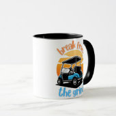 Blue Golf Cart BFTG Kaffee Tasse (VorderseiteRechts)