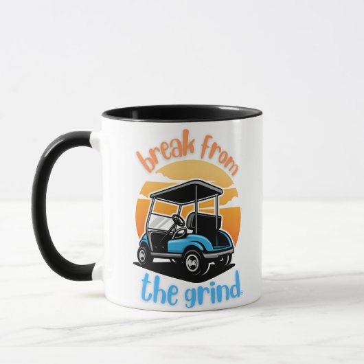 Blue Golf Cart BFTG Kaffee Tasse (Links)