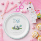 Blue Golf Cart Birthday Paper Teller (Party)