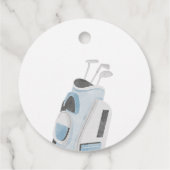 Blue Golf Club Dankeschön an den Tag Geschenkanhänger (Rückseite)