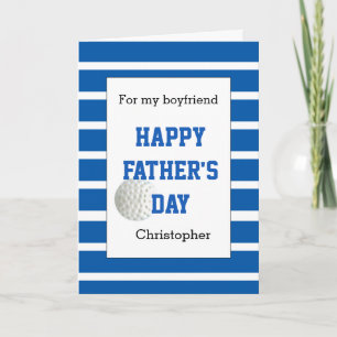 Blue Golf Vatertag Freund Karte