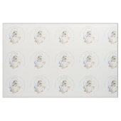 Blue Goodnight Westie Stoff (Fat Quarter (45,7 x 55,9 cm))