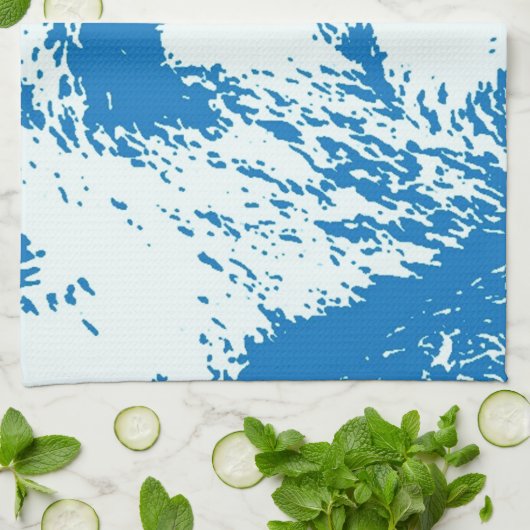 Blue Gorilla Geschirrtuch (Gefaltet)