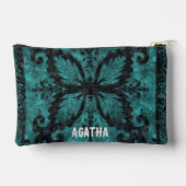 Blue Goth Kosmetiktüte/Bleistiftasche/Toilettenbeu Zubehörtasche (Rückseite)