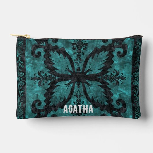 Blue Goth Kosmetiktüte/Bleistiftasche/Toilettenbeu Zubehörtasche (Vorderseite)