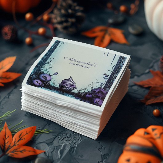 Blue Gothday 2. Geburtstag - Zwei sprichwörtliche  Serviette