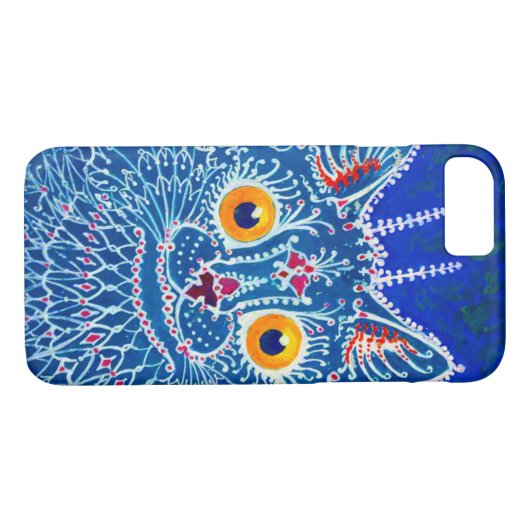 Blue Gothic Cat Case-Mate iPhone Hülle (Rückseite (Horizontal))