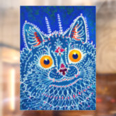 Blue Gothic Cat Fensteraufkleber (Blatt 2)