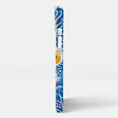 Blue Gothic Cat iPhone Hülle (Linke Seite)