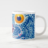 Blue Gothic Cat Jumbo-Tasse (Rechts)