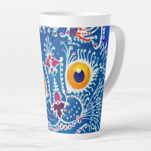 Blue Gothic Cat Milchtasse (Rechte Ecke)