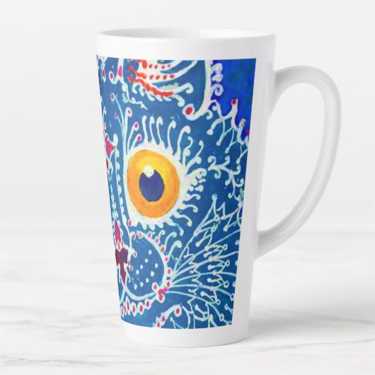 Blue Gothic Cat Milchtasse (Rechts)