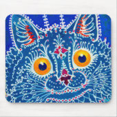 Blue Gothic Cat Mousepad (Vorne)