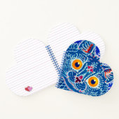 Blue Gothic Cat Notizblock (Innenseite)