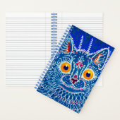 Blue Gothic Cat Notizblock (Innen)