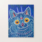 Blue Gothic Cat Puzzle (Vertikal)