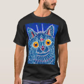 Blue Gothic Cat T-Shirt (Vorderseite)