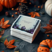 Blue Gothic Spooky ONE Geburtstag Serviette