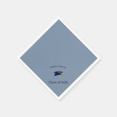 Blue-grad-Obergrenze - Klasse 2025 Serviette (Ecke)