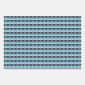 Blue Grad Typografie Script Modern Geschenkpapier Set (Vorderseite 3)