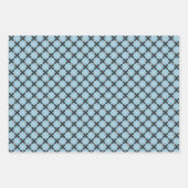 Blue Grad Typografie Script Modern Geschenkpapier Set (Vorderseite 2)