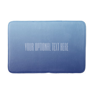 Blue Gradient Custom Text Bad Matten