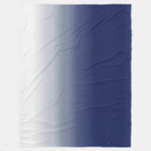 Blue Gradient Fleece Blanket - Modern Eclectic  (Vorderseite)