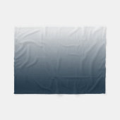 Blue gradient fleecedecke (Vorderseite (Horizontal))