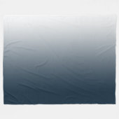 Blue gradient fleecedecke (Vorderseite (Horizontal))